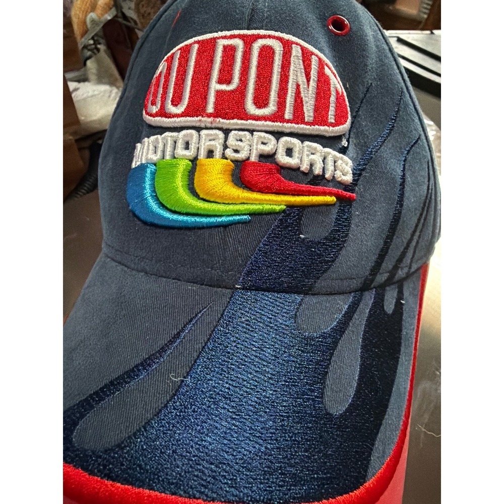 Jeff Gordon 24 DuPont Motorsports NASCAR Hat Chase Authentics Nu-Fit Navy Blue